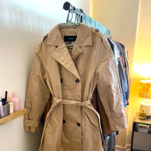 Vera Moda Double breasted long trench coat